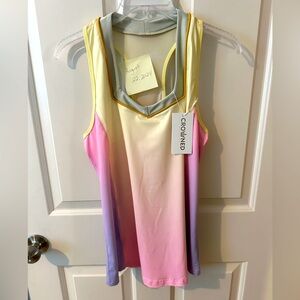 Crowned Athletics Flow Tank workout top in “Star Lake Princess” (Queen Amidala)